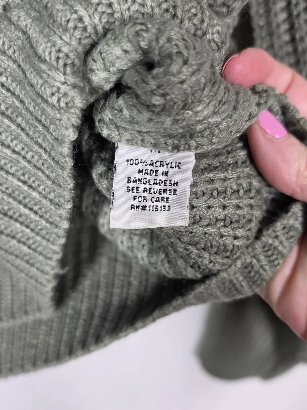 PROOF APPAREL RELAXED COWL NECK SWEATER